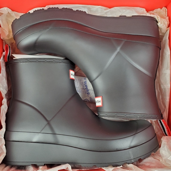 Hunter Boots Short Black BNIB!! Sz10W and 11W - Picture 6 of 6